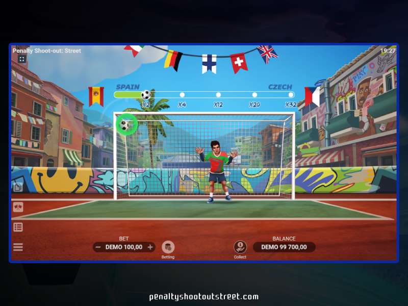 Version de démonstration du jeu Penalty Shoot Out Street