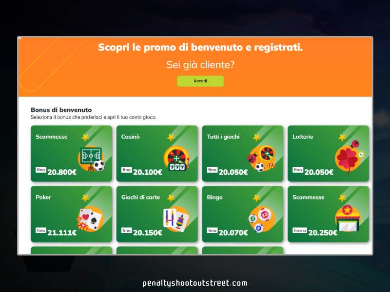 Bonus et promotions pour les joueurs de rue de Penalty Shoot Out